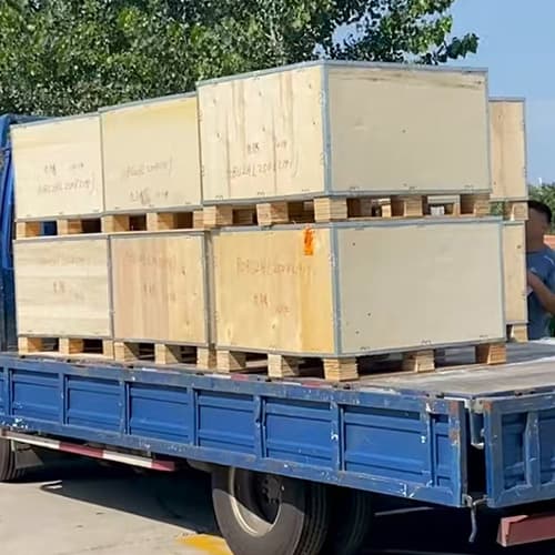 KOIVI testing complete; packed and shipped to the port.